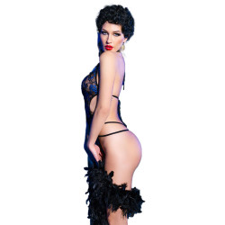 Chilirose - Cr 4479 Body Sans Crochet Bleu S/M